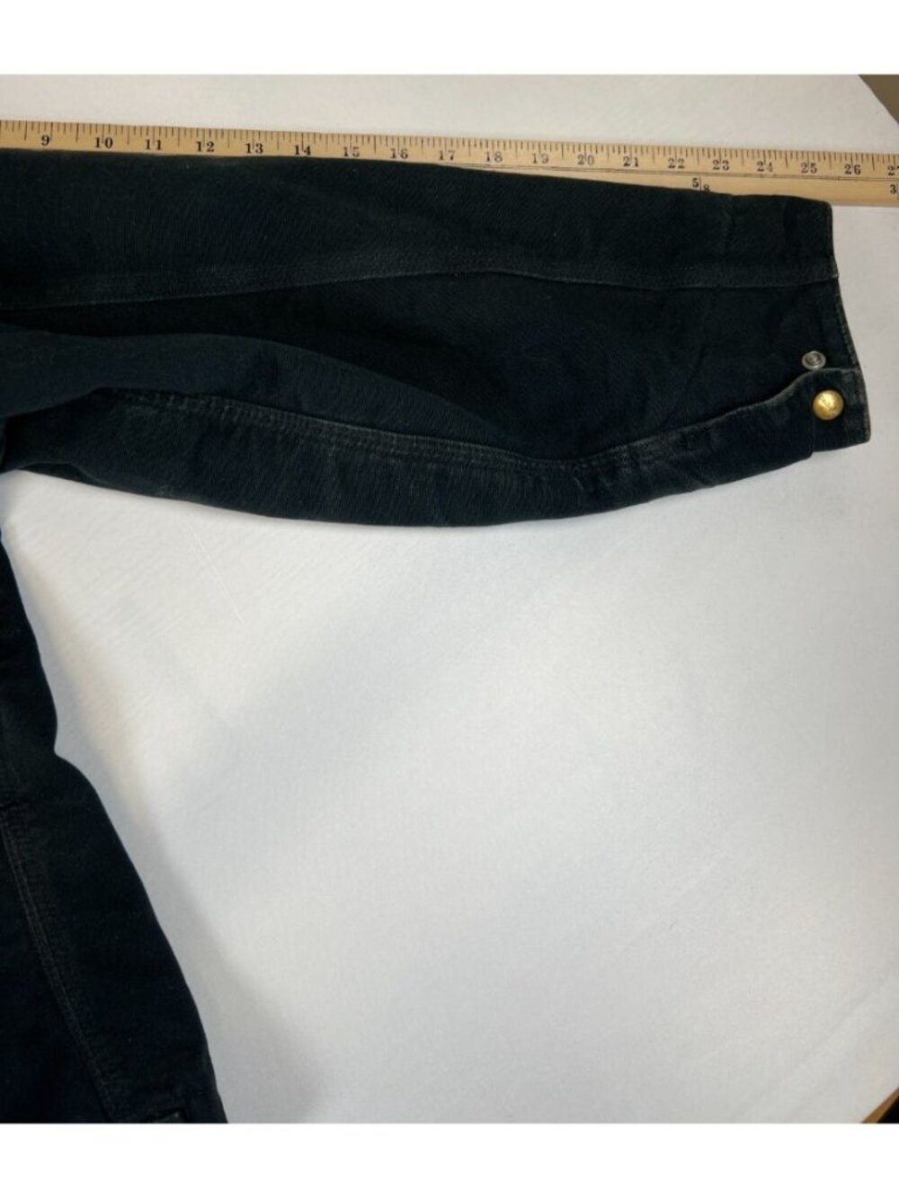 Vintage Carhartt J01 BLK Detroit Jacket Made in USA Blanket Lined Workwear Black - Picture 12 of 13